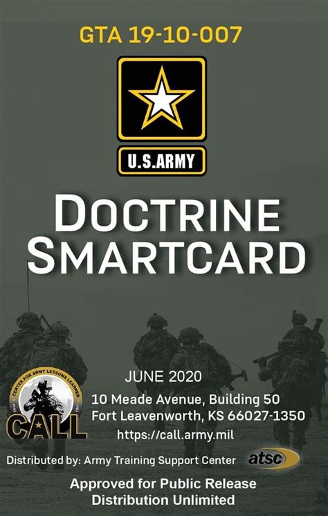 army edu smart card|army doctrine smart card.